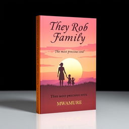 A captivating book cover for 'They Rob My Family: The Most Precious Soul' by author Mwamure