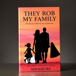 A captivating book cover for 'They Rob My Family: The Most Precious Soul' by author Mwamure