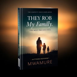 A captivating book cover design for the title "They Rob My Family: The Most Precious Soul" by author Mwamure