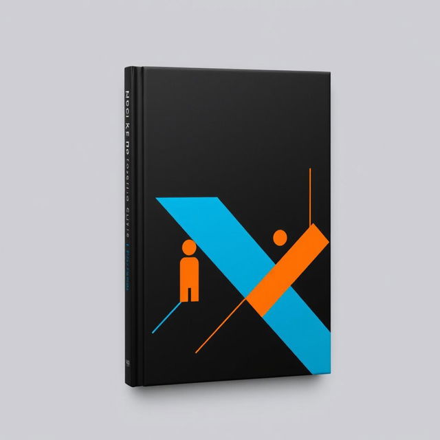 A professional and youthful book cover featuring a sleek black background