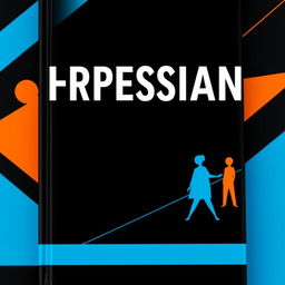A professional and youthful book cover featuring a sleek black background