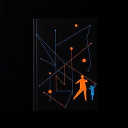 A professional and youthful book cover with a rich black background