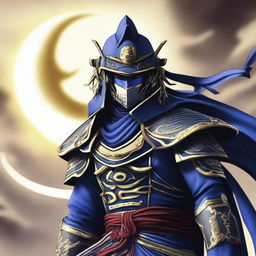 Portray Date Masamune, the iconic character from Sengoku Basara