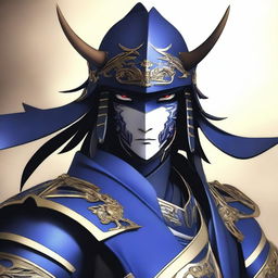 Portray Date Masamune, the iconic character from Sengoku Basara