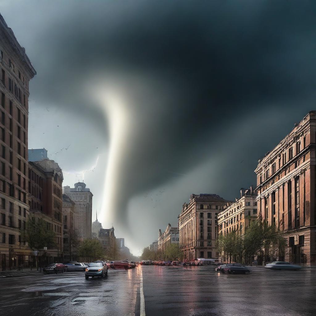 Tornado Engulfs the Grandest City