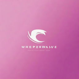 Design a logo that embodies the name 'WhisperWave', signifying tranquility and fluidity