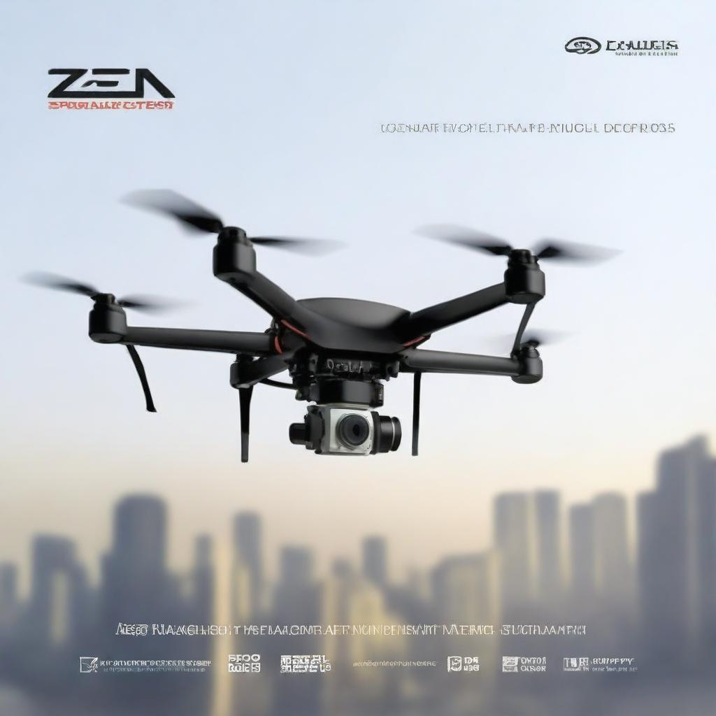 Create a product flyer showcasing Zen Technologies' counter-drone solutions