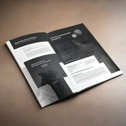 Create a modern brochure showcasing the ITS, a training tool for forces combating terrorists in urban environments