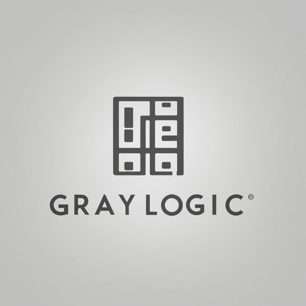 Modern and sleek logo for 'GRAYLOGIC TECHNOLOGIES', featuring shades of gray and stylized circuit board pattern