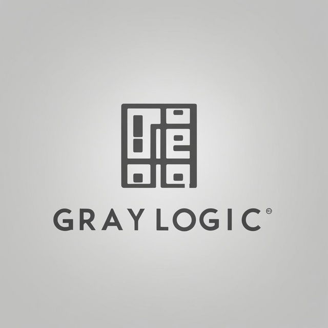 Modern and sleek logo for 'GRAYLOGIC TECHNOLOGIES', featuring shades of gray and stylized circuit board pattern