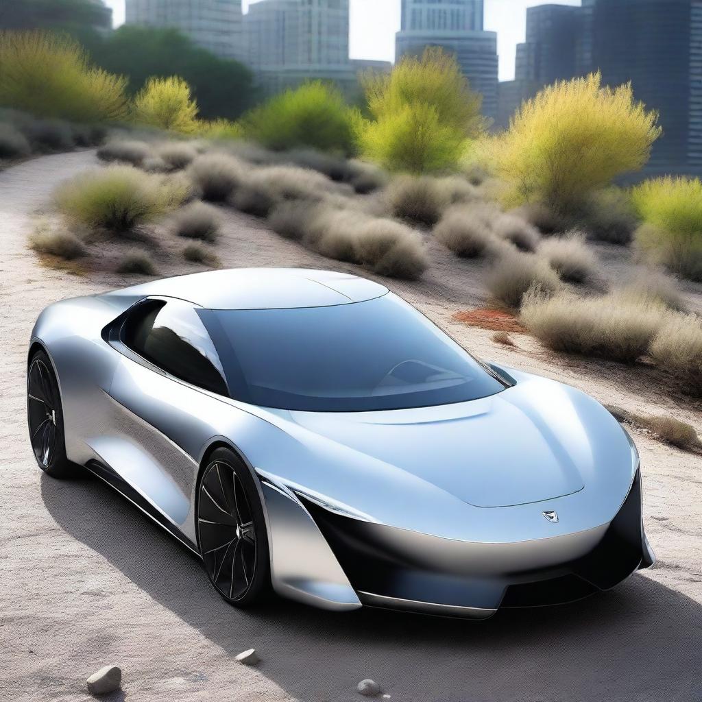 A groundbreaking sports car of the future, featuring cutting-edge design and technology.