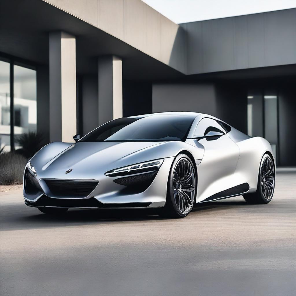 A groundbreaking sports car of the future, featuring cutting-edge design and technology.