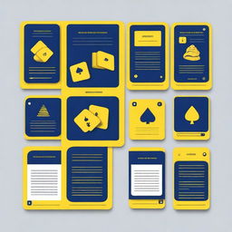 Design a vibrant and minimalistic card game background emphasizing on cellular themes