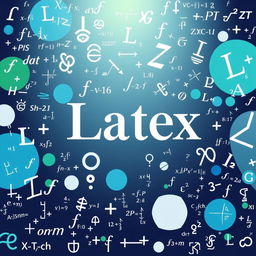 A vibrant and creative cover design featuring various mathematical formulas and symbols cascading across the background