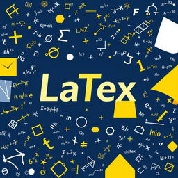 A bright and engaging cover design featuring a variety of mathematical formulas elegantly scattered throughout the background