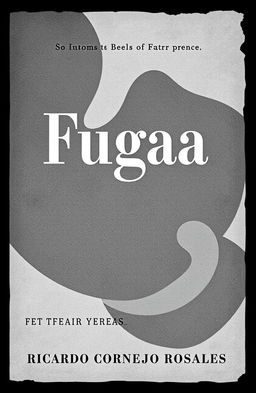 Professional book cover design for a novel titled 'Fuga' by Ricardo Cornejo Rosales, set fifty years in the past