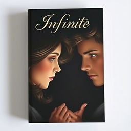 A romantic book cover titled 'Infinite'