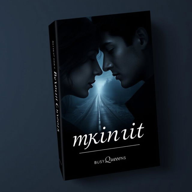 A dark-themed book cover for a romance novel titled 'Инфинит'