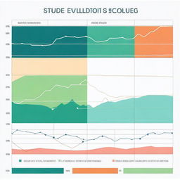 A stylized financial chart comparing Money Market Mutual Funds and Fixed Income Mutual Funds performance.