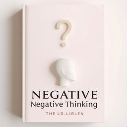 A simple and elegant book cover design featuring an artistic representation of a human head, centrally placed