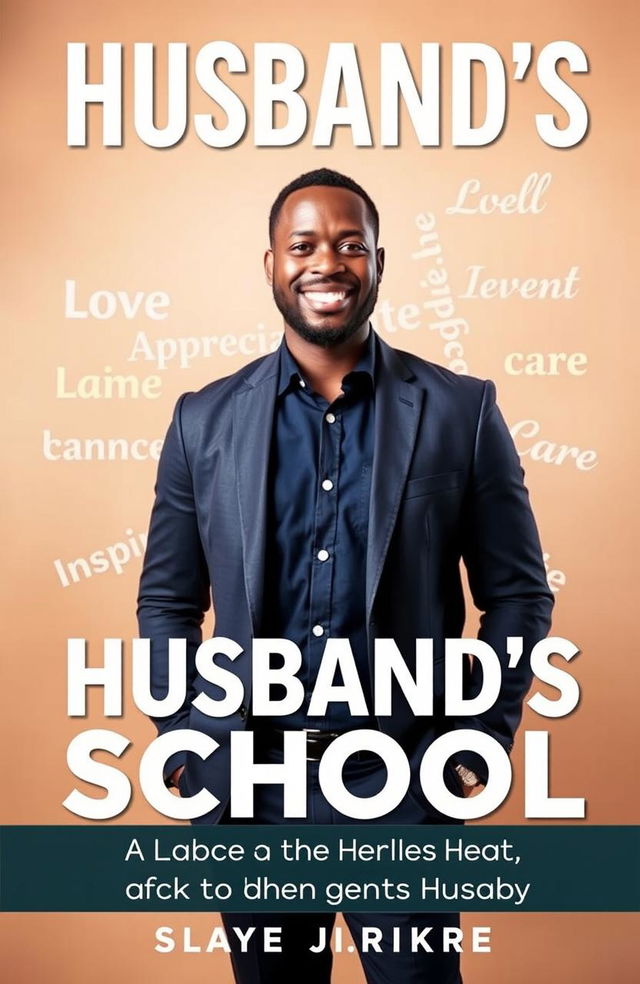 A motivational and instructional book cover titled 'Husband's School: A Guide to Being a Great Husband'