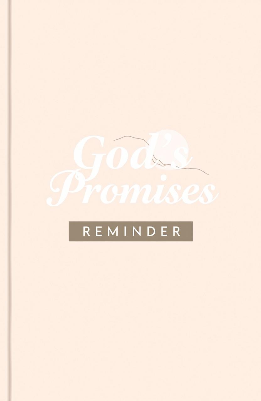 A minimalistic and modern book cover design titled 'God's Promises Reminder'