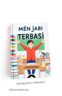 A visually appealing book cover titled 'Menjadi Versi Terbaik' and 'Becoming the Best Version'