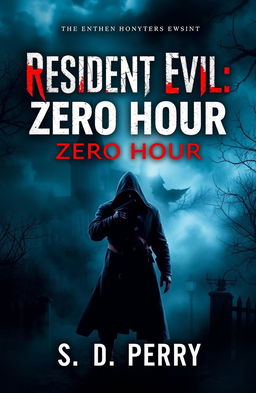 A captivating book cover design for 'Resident Evil: Zero Hour' by S