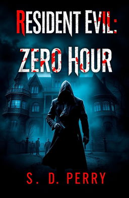 A captivating book cover design for 'Resident Evil: Zero Hour' by S