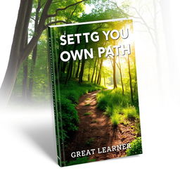 A striking book cover for "Setting Your Own Path" by "Great Learner"