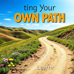 A visually appealing book cover for "Setting Your Own Path" by "Great Learner"