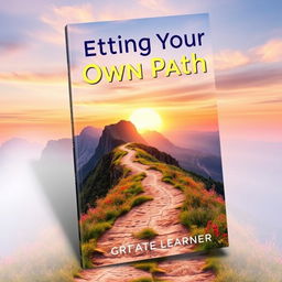 A visually striking book cover for "Setting Your Own Path" by "Great Learner"