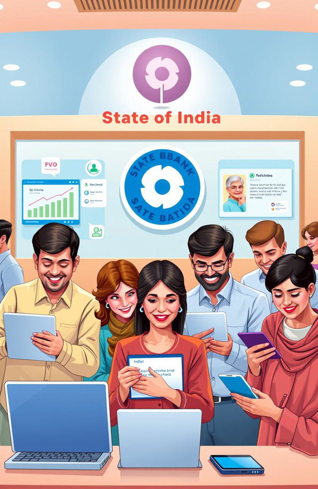 A detailed thematic visual representation of customer satisfaction with e-banking services at the State Bank of India