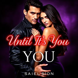 An aesthetically hot book cover featuring a striking male and female lead, both exuding confidence and allure