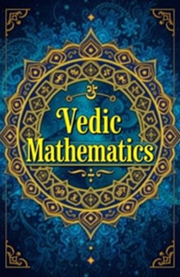 A visually captivating e-book cover for a book about Vedic Mathematics