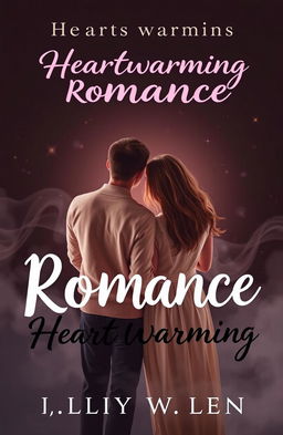A heartwarming romance book cover featuring a couple in a back pose, their faces not visible, symbolizing intimacy and connection