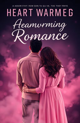 A heartwarming romance book cover featuring a couple in a back pose, their faces not visible, symbolizing intimacy and connection