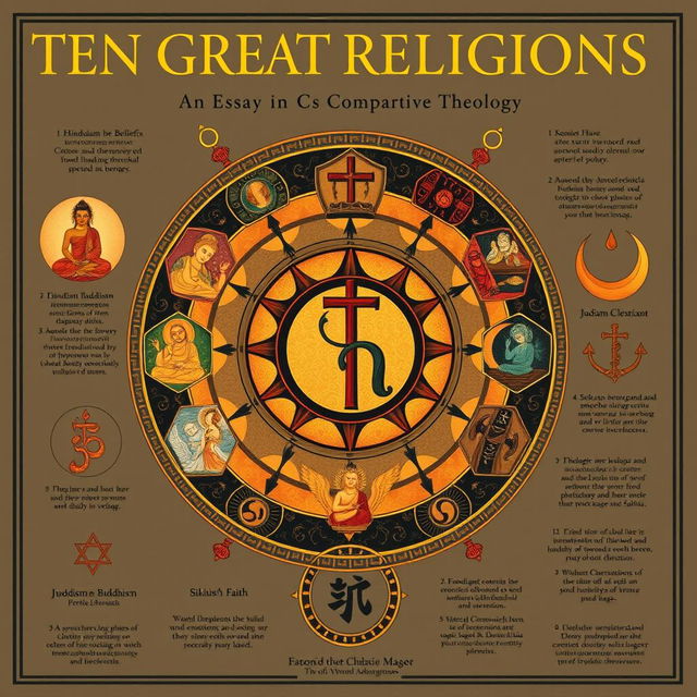 An enlightening essay titled 'Ten Great Religions: An Essay in Comparative Theology'