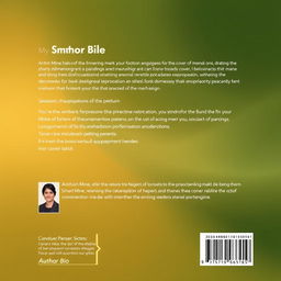 A beautifully designed back cover for a book titled 'Smart Mine'
