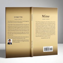 A beautifully designed back cover for a book titled 'Smart Mine'
