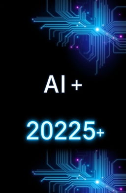 Create a book cover design for 'AI 2025++'