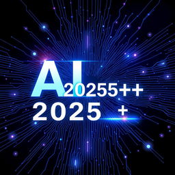 Create a book cover design for 'AI 2025++'