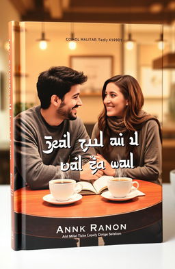 A captivating book cover design featuring two close friends in a warm, intimate setting