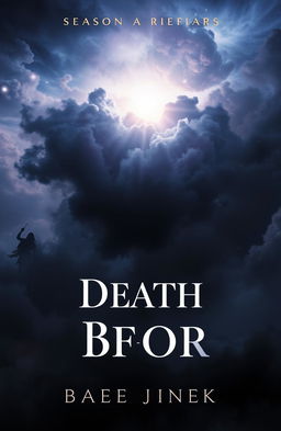 A mesmerizing and cool novel cover featuring the title 'Death Before' prominently displayed
