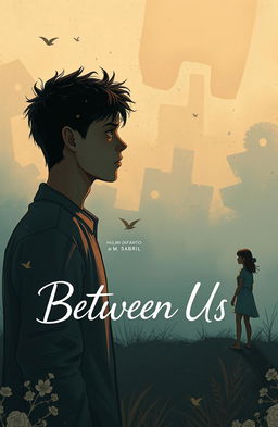 A poignant and emotional illustration capturing the uncertainty of love between a man and his ex-best friend