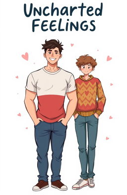 An illustrated cover page titled 'Uncharted Feelings'