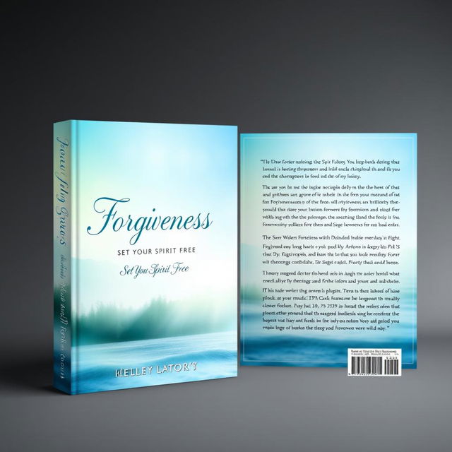 A beautifully designed book cover titled 'Forgiveness: Set Your Spirit Free'