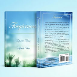 A beautifully designed book cover titled 'Forgiveness: Set Your Spirit Free'