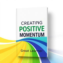 A captivating book cover for 'Creating Positive Momentum' by Great Learner