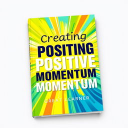 A captivating book cover for 'Creating Positive Momentum' by Great Learner
